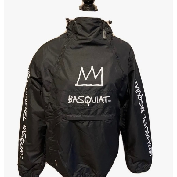 NWT Jean-Michel Basquiat Dinosaur Members Only Windbreaker Jacket - Picture 2 of 5